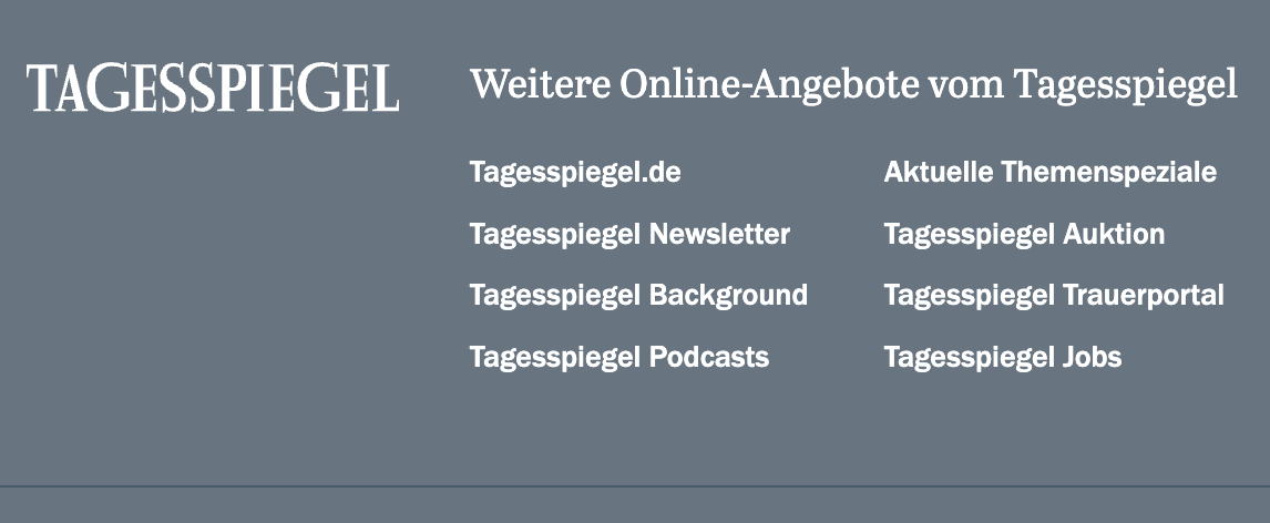 Navigation + Footer Menüs