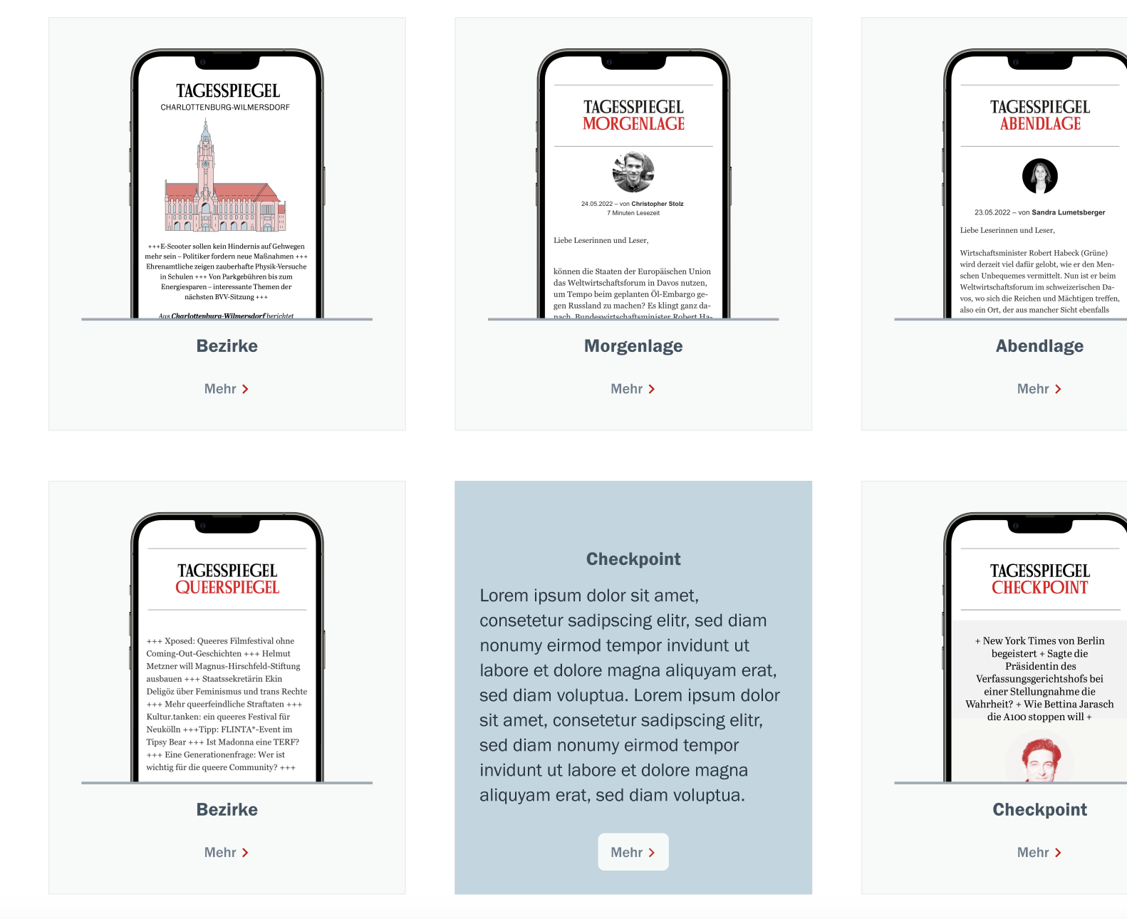 Portfolio Kategorie-Seite
